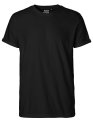 Heren T-shirt Neutral Roll Up O60012 Zwart